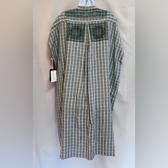 ARTS & SCIENCE 01-L52S- 259  Tunic Dress Size 1 NWT Linen / Silk Made In Japan - Picture 2 of 11